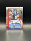 2025 Topps Chrome Football Jaxson Dart RC Auto On Card
