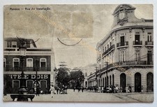 Postal BRASIL Manaos Postal 1913 Rua da Installacao