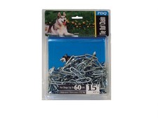 PDQ A09415 Steel Dark Gray Large Dog Tie Out Chain 15 L ft. x 4.2 W in.
