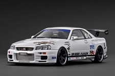 Ignition-Model Nissan Skyline GT-R R34 Top Secret Thailand 34GT-R White 1:18