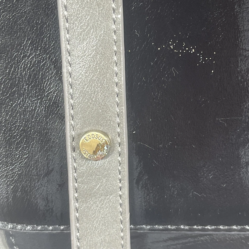 Ecosusi Crossbody Bag Womens Faux Leather Bow Purse Vegan Messenger Handbag - Image 4 of 4