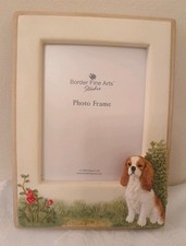 Border Fine Arts Studio Photo Frame Cavalier King Charles Spaniel New- No Box