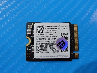 Dell 5430 Samsung 256GB NVMe M.2 SSD Solid State Drive MZ9LQ256HBJD-00BD1 VT6KM
