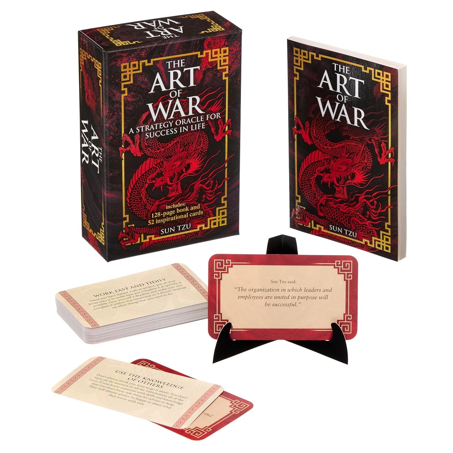 The Art of War Book & Card Deck: A Strategy Oracle for Success in Life: Includes 128-page Book and 52 Inspirational Cards (Arcturus Oracle Kits) - Image 4