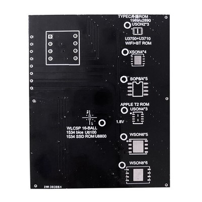 T2 Chip Lesen und Schreiben Bios Buchse für Air T2 Ssd Rom Typec Rom Halter T3M3