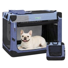 Soft Collapsible Dog Crate - 26 Inch Portable Travel Dog Crate for Puppy/Smal...