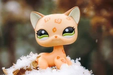 1pcs Mini Pet Shop lps Toy Shorthair Cat #1120 Delicate Great Xmas Gift Kid Like