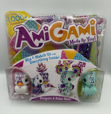 Kit artesanal para niños AmiGami Made By You pingüino y oso polar