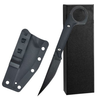 D2 Stahl Gürtelmesser mit Kydex Scheide Outdoor Survival Messer EDC Camping Tool