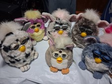 Rare Tiger Furby Lot of 6 Electronic Interactive Toys, Assorted Colors 1998