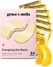 grace & stella Gold Under Eye Patches - Reduce Dark Circles, Puffy Eyes, Wrinkle