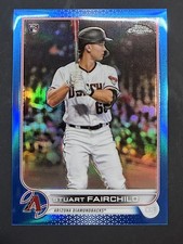 2022 Topps Chrome #156 Stuart Fairchild Blue Refractor 016/150