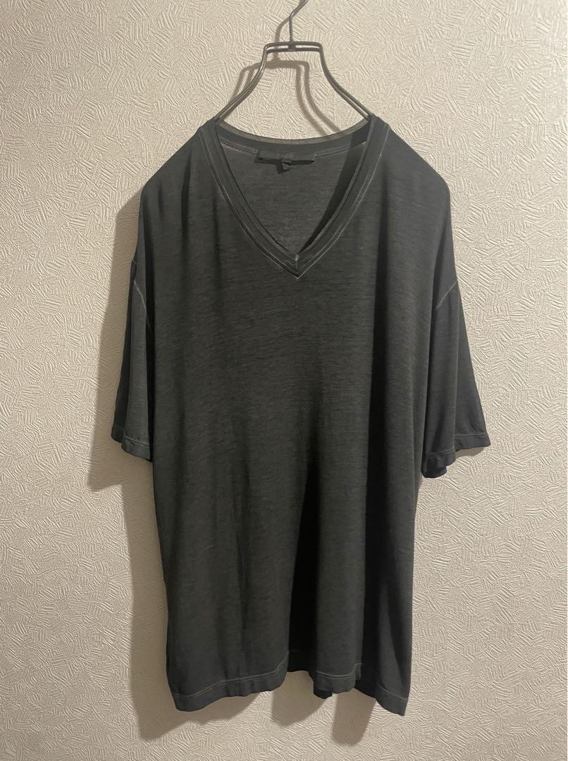 Handmade Italian Gucci V-Neck Cut & Sew Dyed Tee