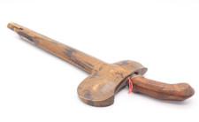 Antico coltello Kris Keris con manico in legno pugnale vintage vecchio lunghezza 42 cm
