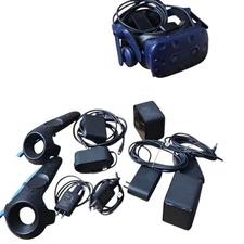 HTC VIVE Pro Headset VR Full Set Complete System Virtual Reality Kit