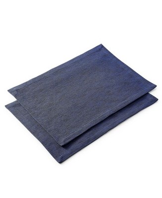 The Cellar Basics Placemats Set Of 2 Blue