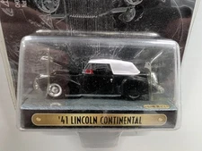1941 Lincoln Continental   - 1998 Racing Champions Mint - Black