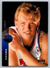 1994-95 Upper Deck #156 Bill Curley Rookie Card Detroit Pistons. rookie card picture