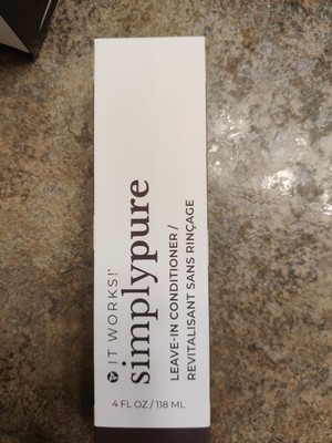 It Works Simply Pure Leave In Hair Conditioner unopened Not expired 4 oz Sealed