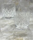 2 Waterford Crystal Donegal Old Fashioned Rocks Glass 3.5" Ireland Vintage