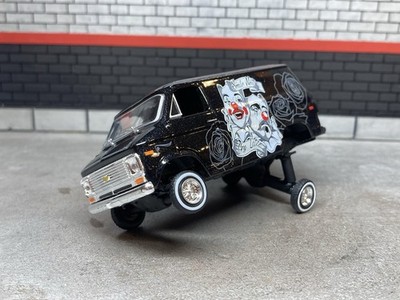 1971 Chevy Van Lowrider 1/64 Scale Customized Diecast Car
