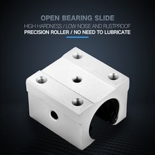 4Pcs 16mm Aluminum Open Linear Motion Bearing Block Slide for CNC SBR16UU