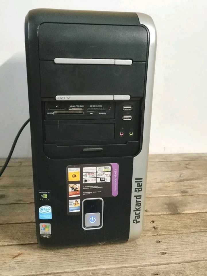 Pc Desktop Packard Bell CUB + Computer PC Windows 7 - 160Gb - ASUS M2N-MX ✅ - Imagen 2 de 4