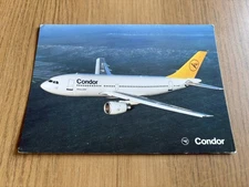 Condor Airbus A310-200 airline issue postcard
