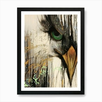 Adler 12 Kunstdruck gerahmt Wandbild Poster Leinwanddruck Bild