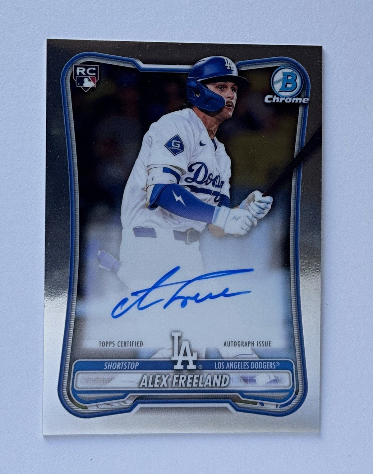 Topps 2026 Bowman Chrome Alex Freeland Rookie Autograph CRA-AF LA Dodgers