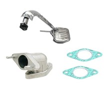 MARMITTA SCARICO TIPO ORIGINALE PIAGGIO VESPA 50 SPECIAL L R N COLLETTORE GUARNI