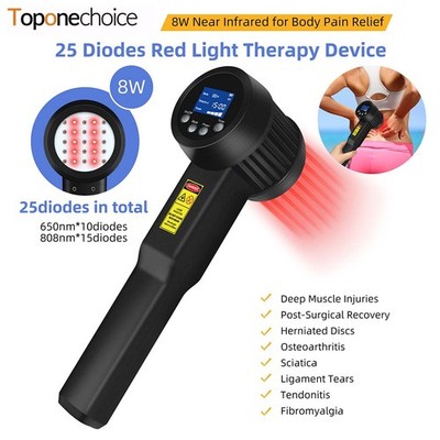 Cold Laser Therapy Device Class 4 808nm+650nm Dual Wavelength for Pain Relief
