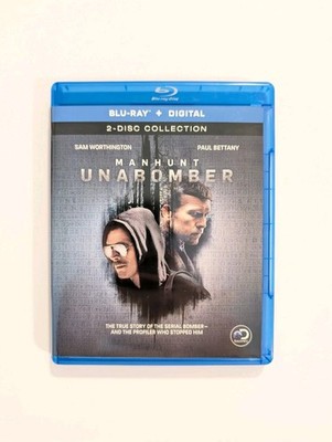 Manhunt: Unabomber 2 Disc Collection (Blu-ray + Digital, 2017 2 Disc Set)