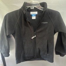 Youth 6/6X Columbia Black Fleece jacket