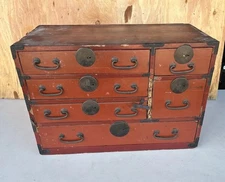 Antique Asian Spice Cabinet