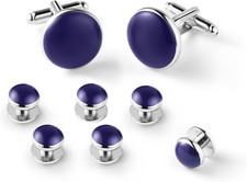 316L Stainless Steel Cufflinks Shirt Studs Business Wedding Gifts for Men