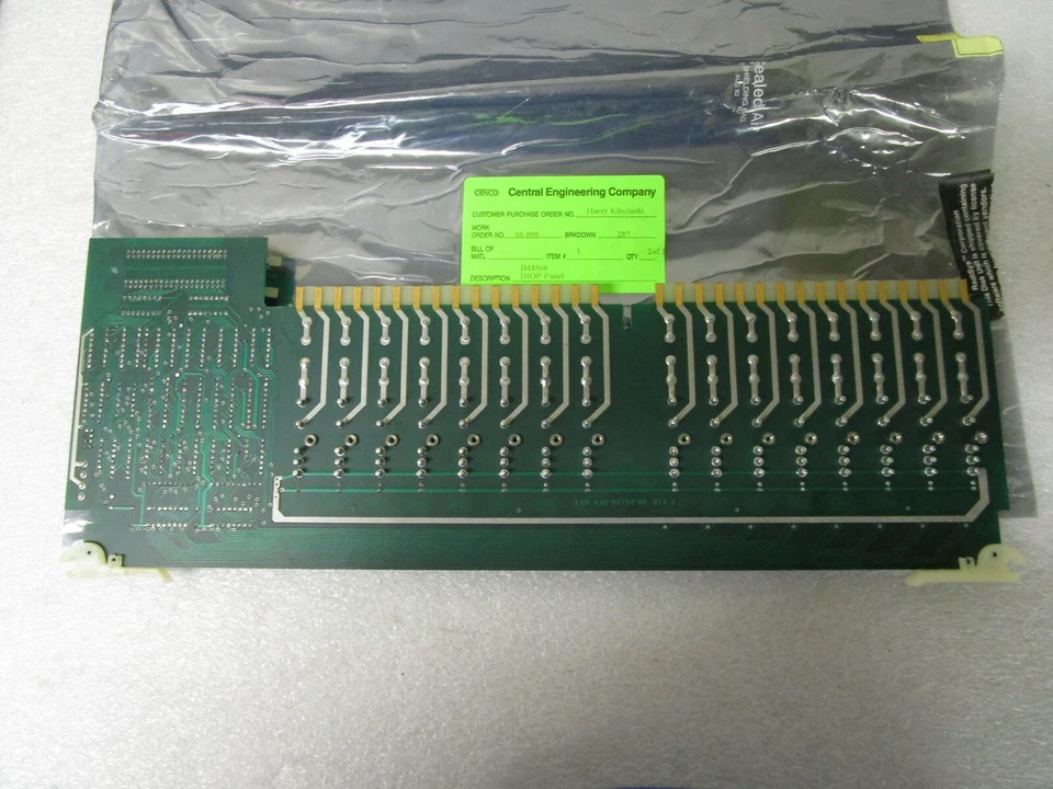 Vintage! CENCO / MOSTEK Micro Systems D43560 DIOP Panel 450-00759-00 Rev A - Image 3 of 4