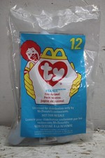 #12 Peanut The Elephant 1993 McDonald's Ty Teenie Beanie Babies New In Bag