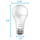 SBN WiFi Smart Light LED Bulb 10W Warm and Cool White E26 for Amazon Google