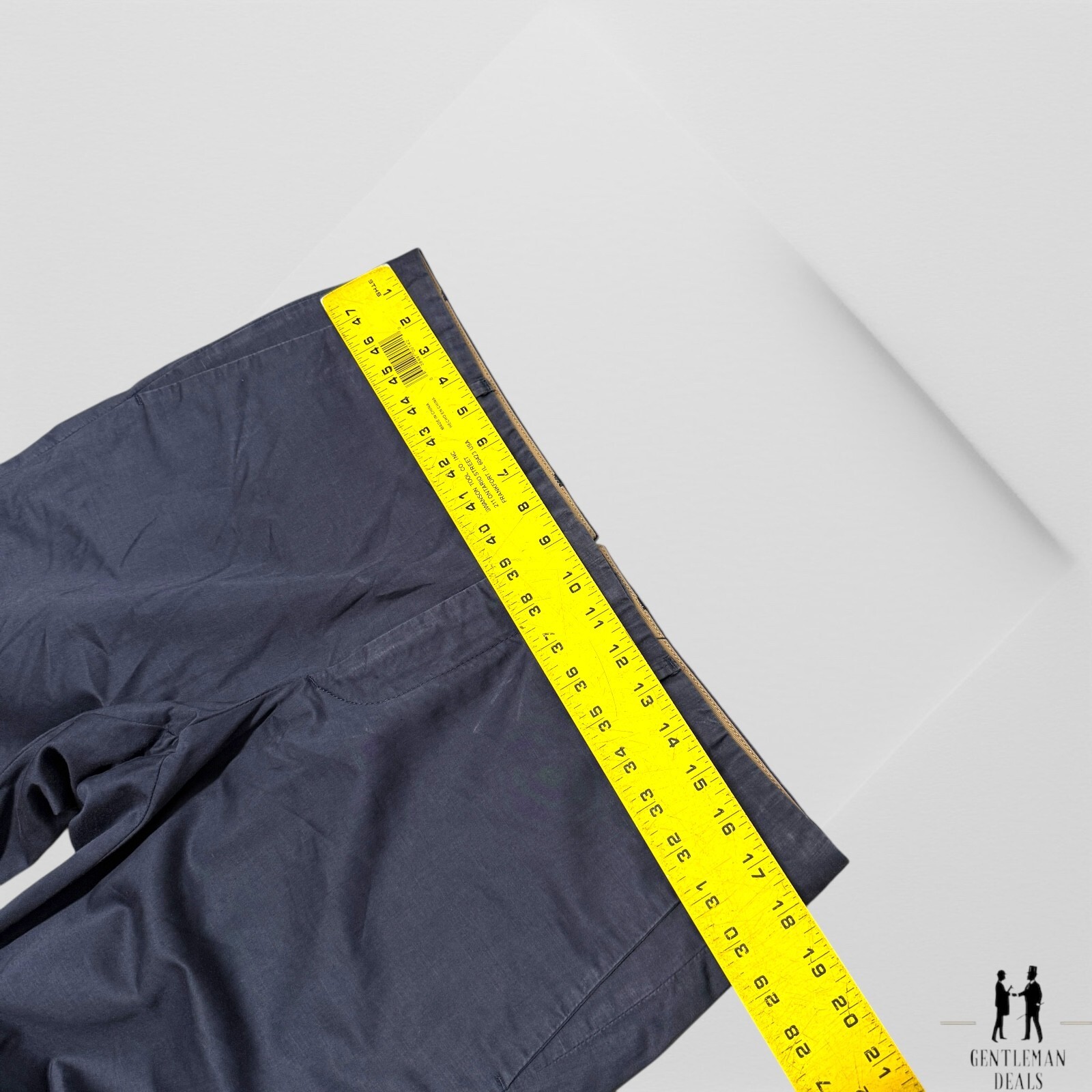 Cp Company Classic Slim Straight Chino Trousers Cotton Linen  36 x 34 Navy Blue thumbnail 8