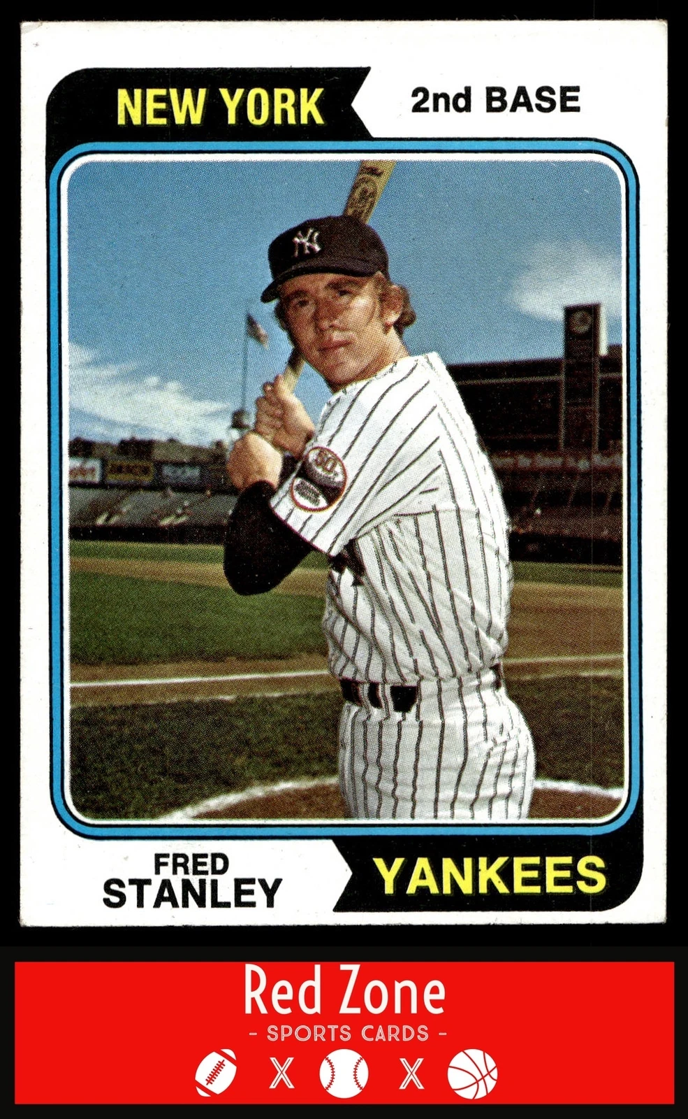 1974 Topps - #423 Fred Stanley EX