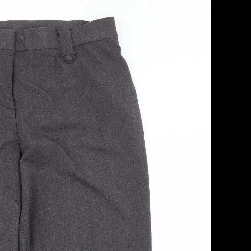 BM Womens Grey Polyester Blend Dress Pants Size 18 L27 in - Image 4 of 4