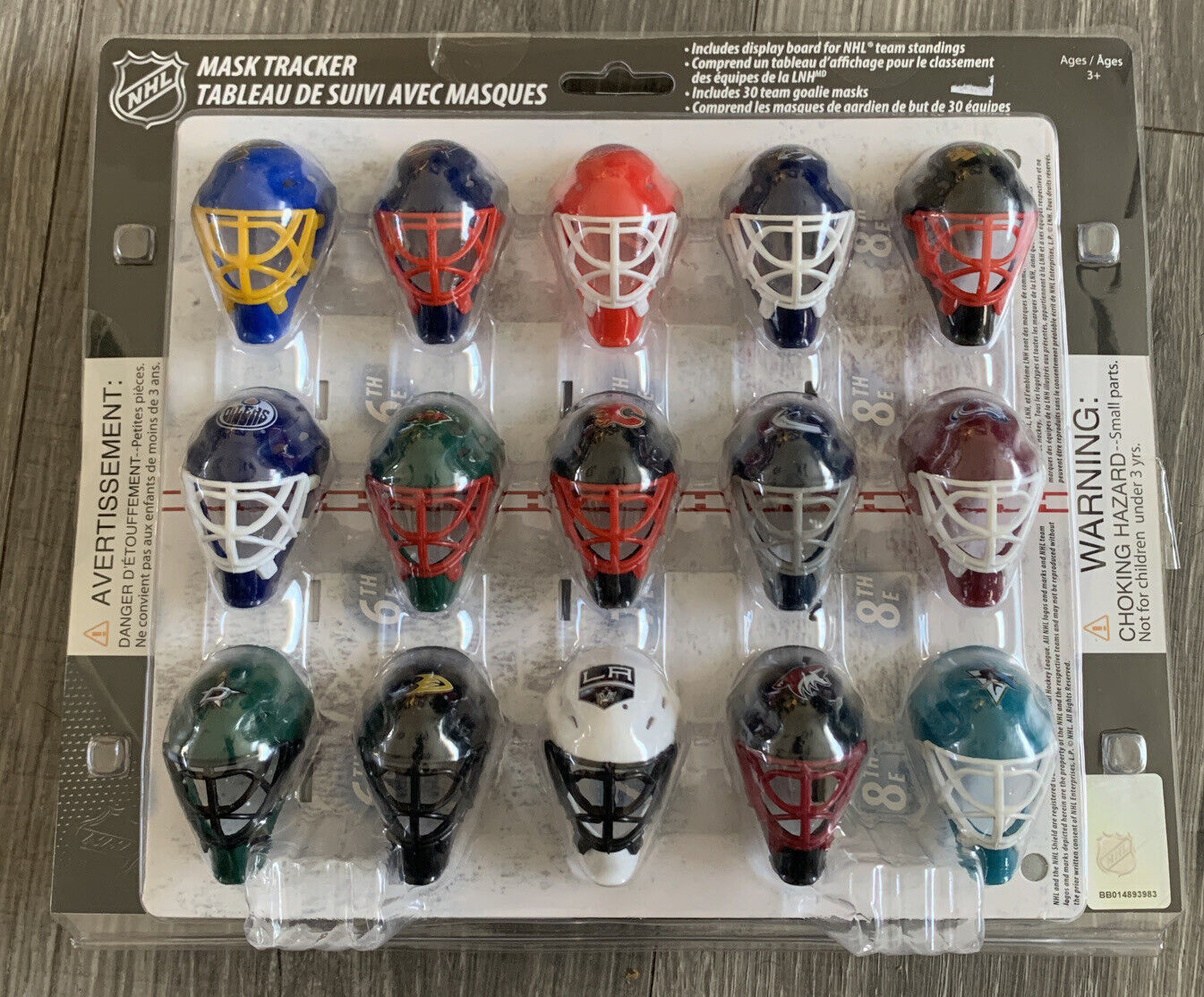  Franklin Sports NHL Goalie Mask Tracker - Micro Mask Tracking  - all 32 teams available - Seattle Kraken : Field Hockey Goaltenders  Helmets : Sports & Outdoors