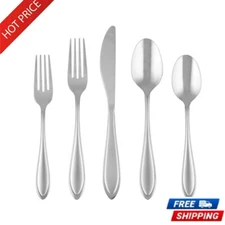 20-Piece Flatware Set Dishwasher Safe Kitchen Cutlery Utensil Set Service for 4
