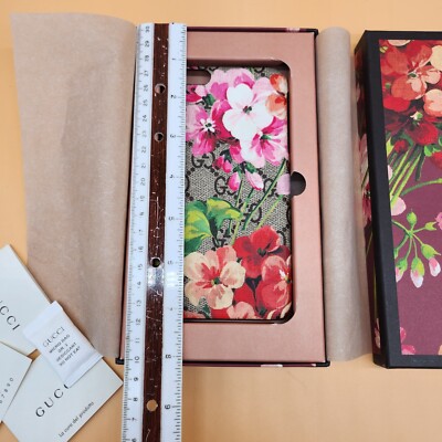 GUCCI iPhone 6 Plus Case GG Logo Monogram Blooms Floral Supreme