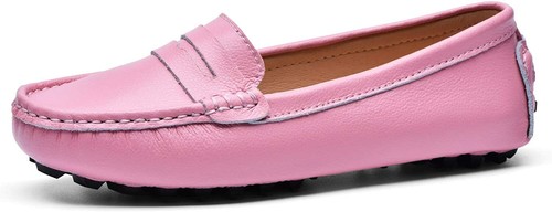 BEAUSEEN Women's Penny Loafers Leather 
