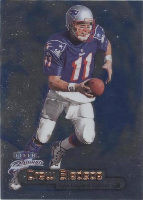 1998 Fleer Brilliants Drew Bledsoe #10B - 1 of 2