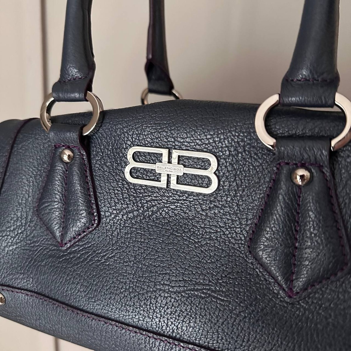 バッグ 00s BALENCIAGA leather boston bag y2k 00s balenciaga leather boston bag y2k | eBay