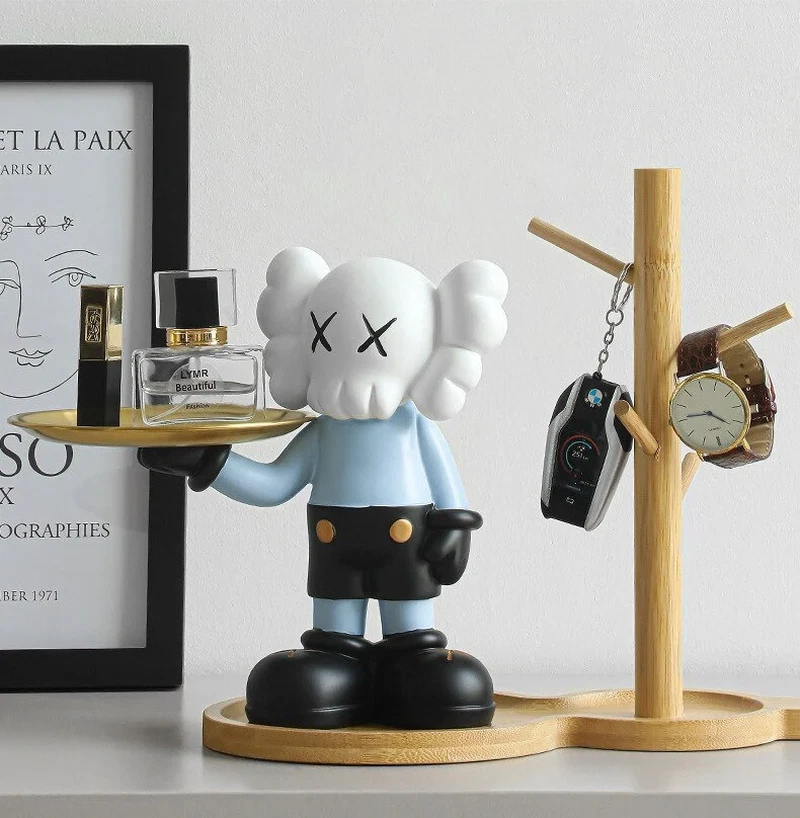 KAWS Holder Figure Key Tray Desk Decor eBay