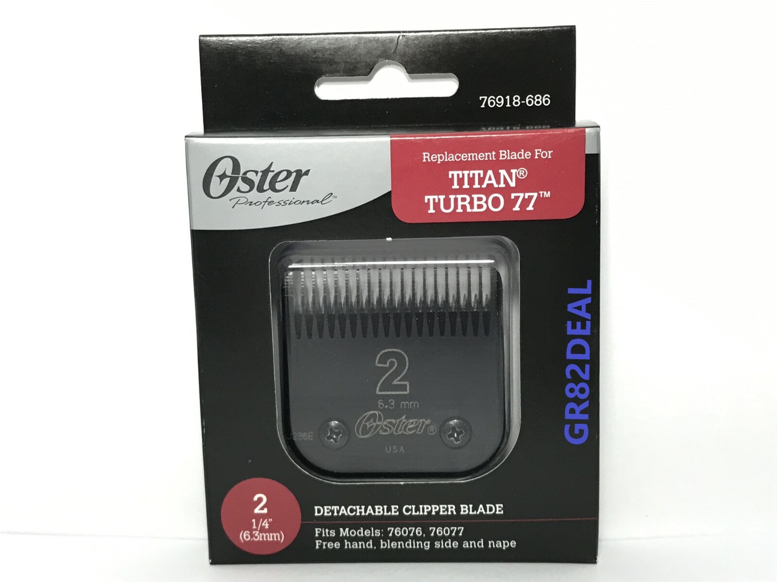 Oster Detachable Clipper Replacement Blades For Models Titan, 76, 10, 1
